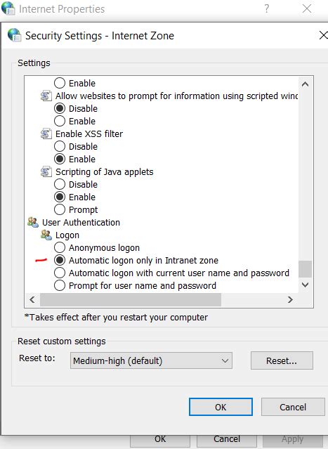 ssrs keeps prompting for credentials